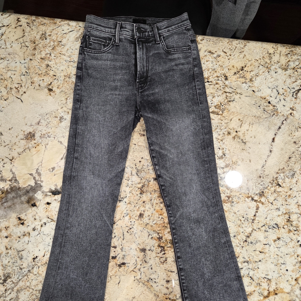 NWOT Mother The Insider Crop Step Fray In Train Stops - Picture 7 of 11